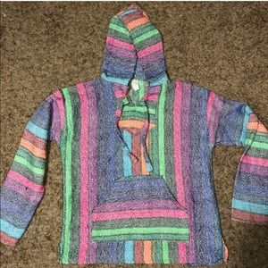 Molina Baja Multi-Color Hoodie (“Drug Rug”) Size M